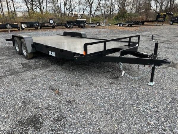 Car Mate 7 x 18 Open Car Trailer – Full Steel Deck