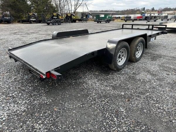 Car Mate 7 x 18 Open Car Trailer – Full Steel Deck - Image 5