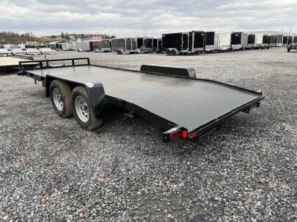 Car Mate 7 x 18 Open Car Trailer – Full Steel Deck - Image 6