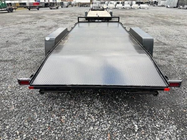 Car Mate 7 x 18 Open Car Trailer – Full Steel Deck - Image 3