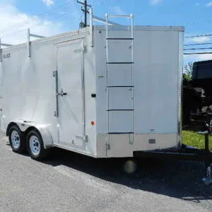Car Mate 7 x 12 V-Nose Enclosed Trailer – Contractor Package