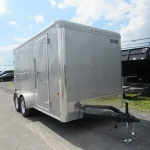 Car Mate 7 x 14 Enclosed Cargo Trailer – 12″ Added Height