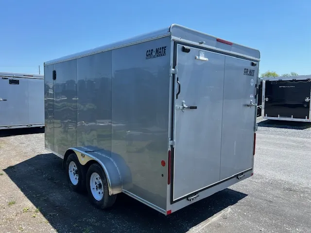 Car Mate 7 x 14 V-Nose Enclosed Cargo Trailer – 6″ Added Height - Image 5