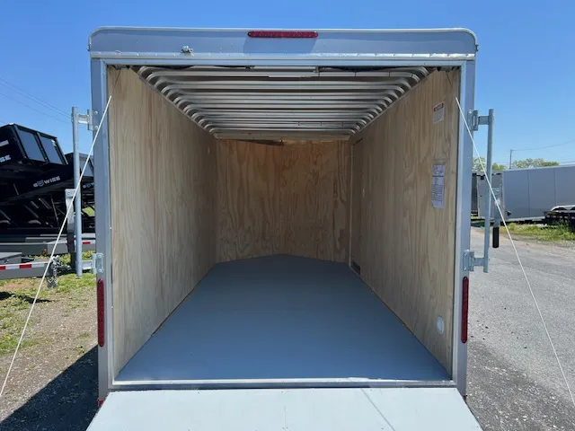 Car Mate 7 x 14 V-Nose Enclosed Cargo Trailer – 6″ Added Height - Image 6