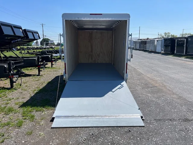 Car Mate 7 x 14 Enclosed Cargo Trailer – Two-Tone Exterior - Image 3