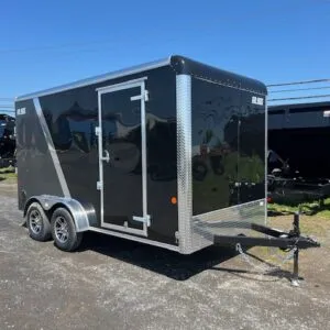 Car Mate 7 x 14 Enclosed Cargo Trailer – Two-Tone Exterior