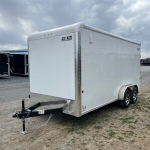 Car Mate 7 x 16 Enclosed Cargo Trailer – 12″ Added Height