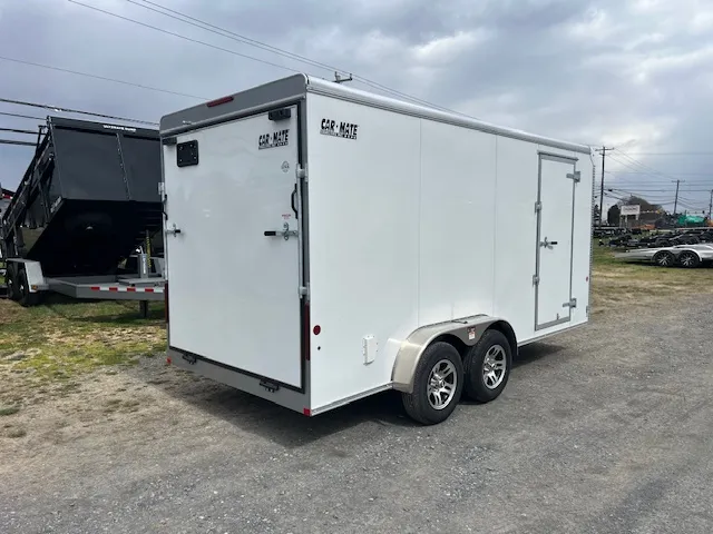 Car Mate 7 x 16 Enclosed Cargo Trailer – 12″ Added Height - Image 5