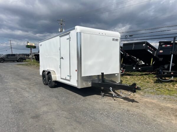 Car Mate 7 x 16 Enclosed Cargo Trailer – Extended Tongue - Image 4
