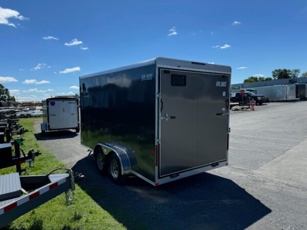 Car Mate 7 x 14 V-Nose Enclosed Cargo Trailer – 12” Added Height - Image 7