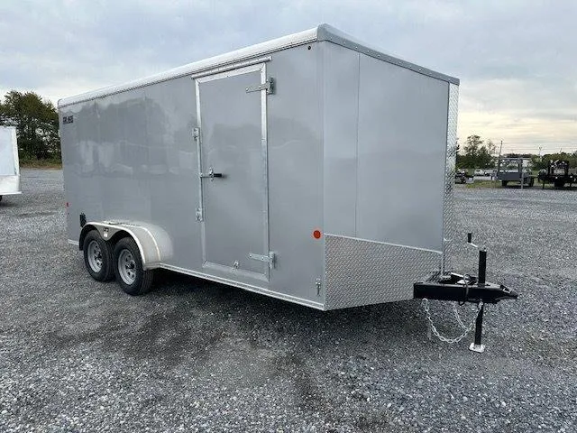 Car Mate 7 x 16 Enclosed Cargo Trailer – Slant V-Nose