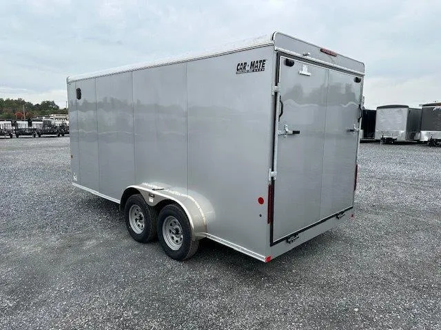 Car Mate 7 x 16 Enclosed Cargo Trailer – Slant V-Nose - Image 5