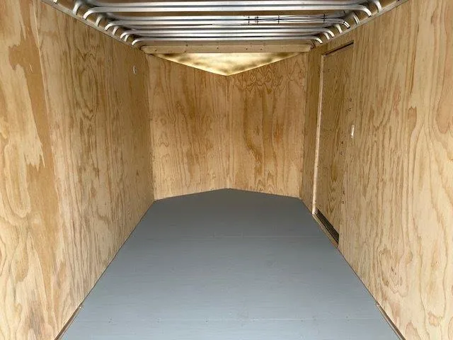 Car Mate 7 x 16 Enclosed Cargo Trailer – Slant V-Nose - Image 6