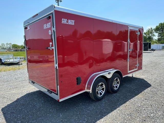 Car Mate 7 x 16 Enclosed Cargo Trailer – Torsion Axles - Image 7