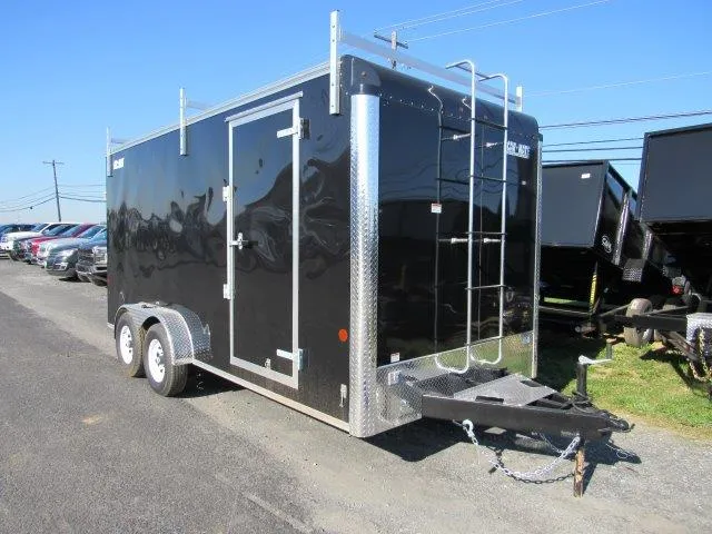 Car Mate 7 x 16 Enclosed Contractor Trailer – 10K GVW Upgrade