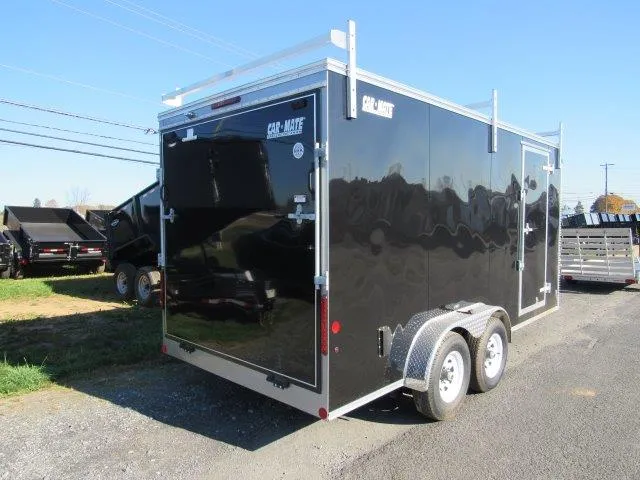 Car Mate 7 x 16 Enclosed Contractor Trailer – 10K GVW Upgrade - Image 7