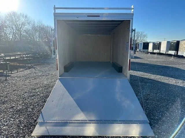 Car Mate 8.5 x 16 Enclosed Contractor Trailer – Ladder Racks - Image 3