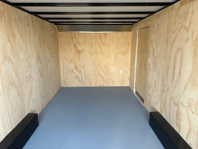 Car Mate 8.5 x 16 Enclosed Contractor Trailer – Ladder Racks - Image 8