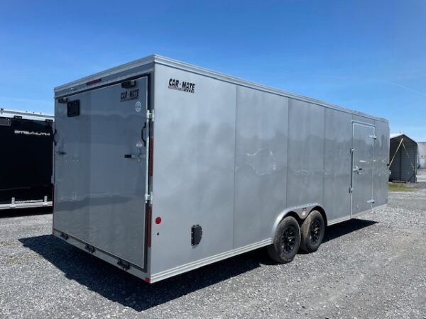 Car Mate 8.5 x 24 Enclosed Car Trailer – Aluminum Wheels - Image 5