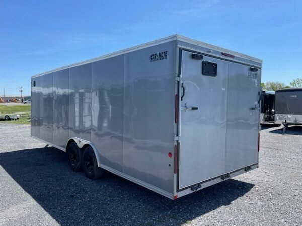 Car Mate 8.5 x 24 Enclosed Car Trailer – Aluminum Wheels - Image 7