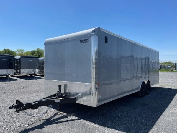 Car Mate 8.5 x 24 Enclosed Car Trailer – Aluminum Wheels