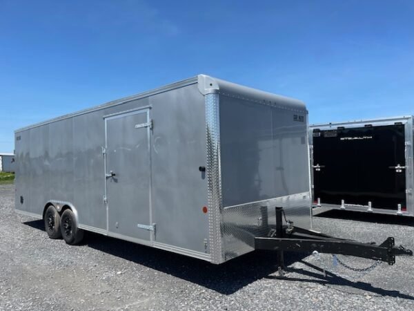 Car Mate 8.5 x 24 Enclosed Car Trailer – Aluminum Wheels - Image 4