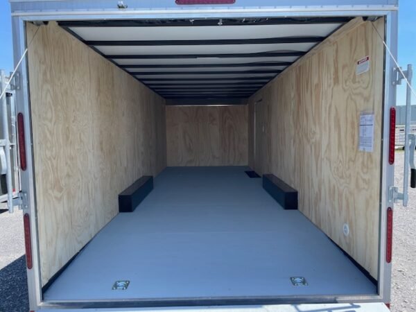 Car Mate 8.5 x 24 Enclosed Car Trailer – Aluminum Wheels - Image 6