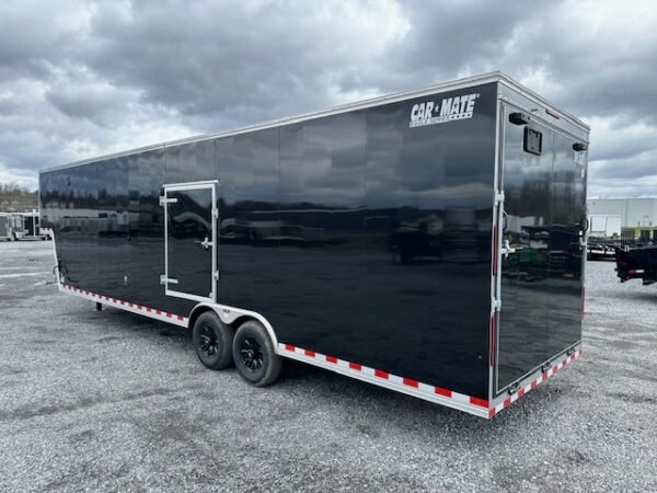 Car Mate 8.5 x 38 Enclosed Gooseneck Trailer – Aluminum Wheels - Image 7
