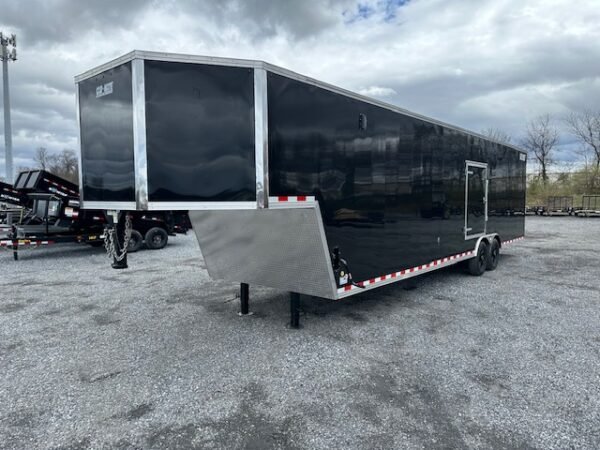 Car Mate 8.5 x 38 Enclosed Gooseneck Trailer – Aluminum Wheels - Image 4