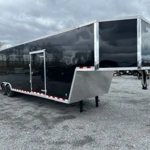 Car Mate 8.5 x 38 Enclosed Gooseneck Trailer – Aluminum Wheels