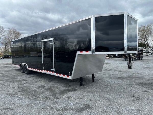 Car Mate 8.5 x 38 Enclosed Gooseneck Trailer – Aluminum Wheels