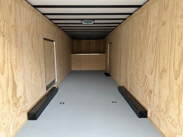 Car Mate 8.5 x 38 Enclosed Gooseneck Trailer – Aluminum Wheels - Image 6