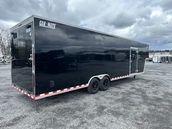 Car Mate 8.5 x 38 Enclosed Gooseneck Trailer – Aluminum Wheels - Image 5
