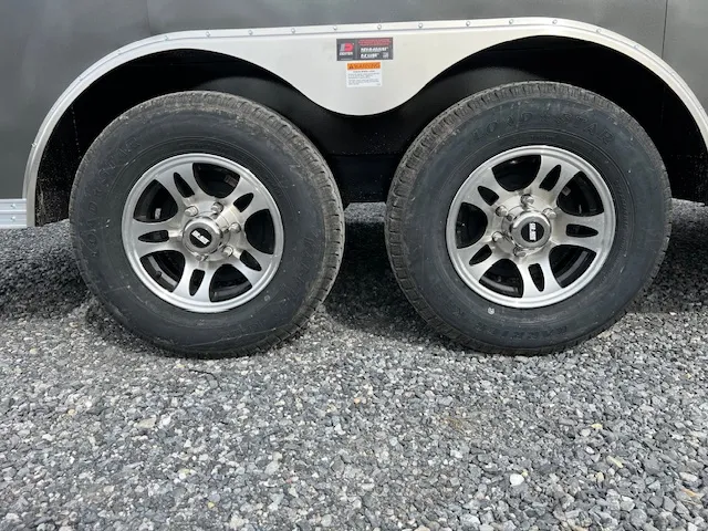 Car Mate 8.5 x 16 Enclosed Cargo Trailer – Aluminum Wheels - Image 8