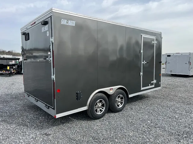 Car Mate 8.5 x 16 Enclosed Cargo Trailer – Aluminum Wheels - Image 7