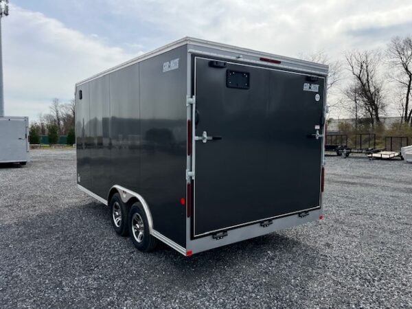 Car Mate 8.5 x 16 Enclosed Cargo Trailer – Aluminum Wheels - Image 5