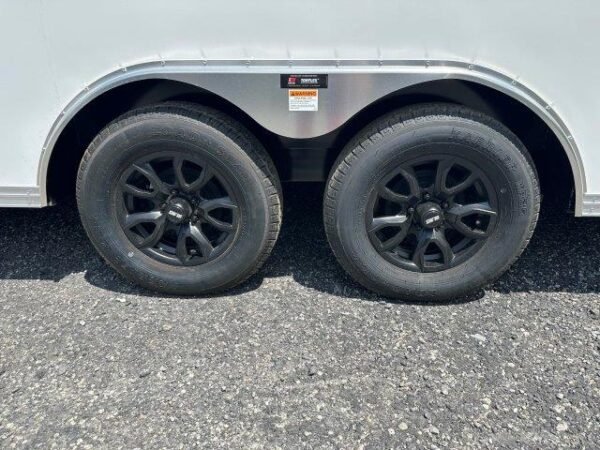 Car Mate 8.5 x 16 Enclosed Car Trailer – Aluminum Wheels - Image 8