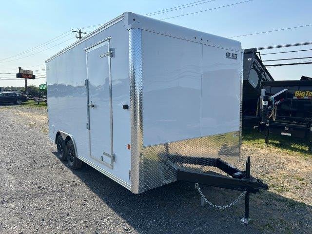 Car Mate 8.5 x 16 Enclosed Cargo Trailer – Aluminum Wheels