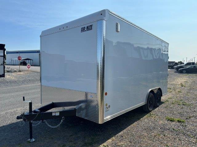 Car Mate 8.5 x 16 Enclosed Cargo Trailer – Aluminum Wheels - Image 4