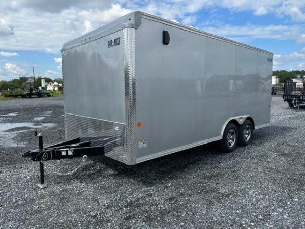 Car Mate 8.5 x 18 Enclosed Car Trailer – Aluminum Wheels - Image 4