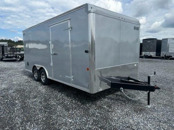 Car Mate 8.5 x 18 Enclosed Car Trailer – Aluminum Wheels