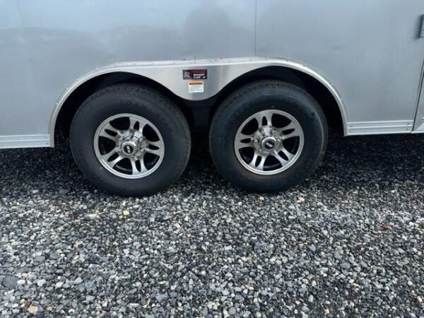 Car Mate 8.5 x 18 Enclosed Car Trailer – Aluminum Wheels - Image 9