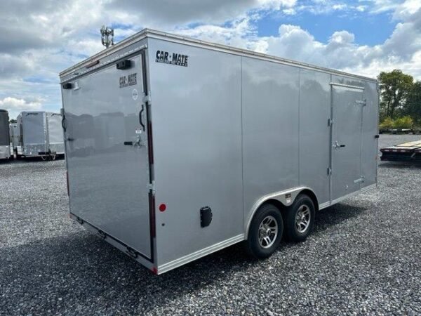 Car Mate 8.5 x 18 Enclosed Car Trailer – Aluminum Wheels - Image 5