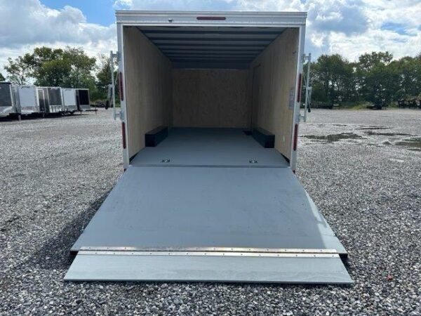 Car Mate 8.5 x 18 Enclosed Car Trailer – Aluminum Wheels - Image 3