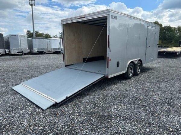 Car Mate 8.5 x 18 Enclosed Car Trailer – Aluminum Wheels - Image 8
