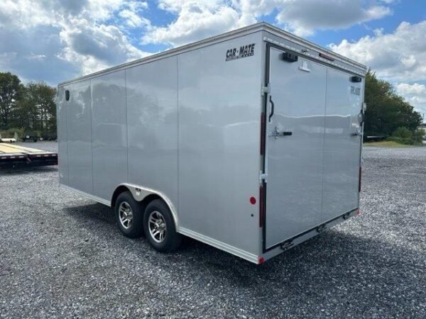 Car Mate 8.5 x 18 Enclosed Car Trailer – Aluminum Wheels - Image 7
