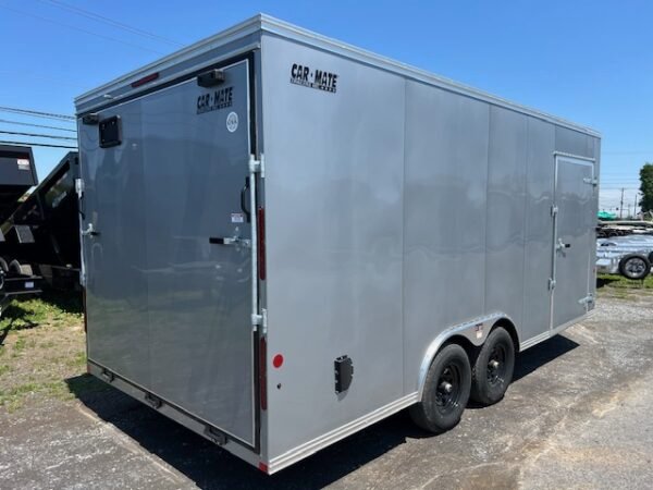Car Mate 8.5 x 18 Enclosed Car Trailer – 6” Added Height - Image 7