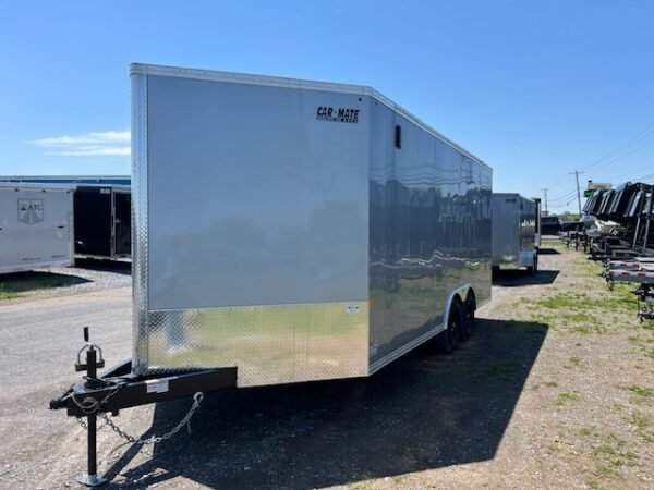 Car Mate 8.5 x 18 Enclosed Car Trailer – 6” Added Height - Image 4