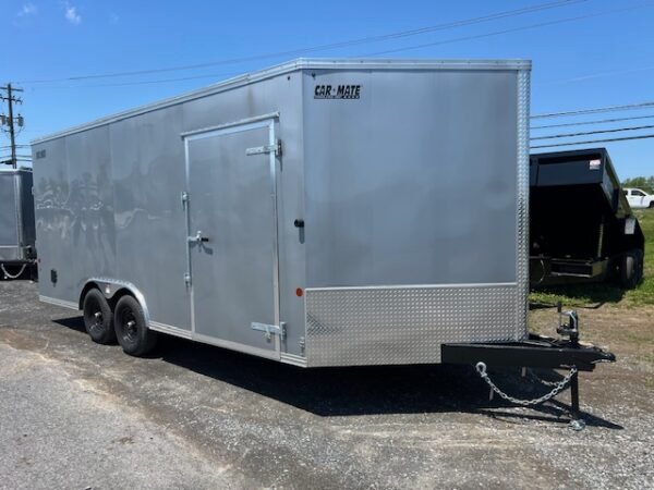Car Mate 8.5 x 18 Enclosed Car Trailer – 6” Added Height