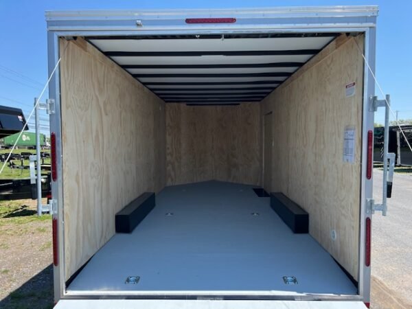 Car Mate 8.5 x 18 Enclosed Car Trailer – 6” Added Height - Image 6